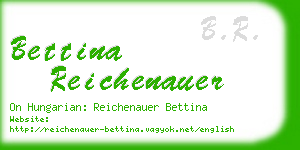 bettina reichenauer business card